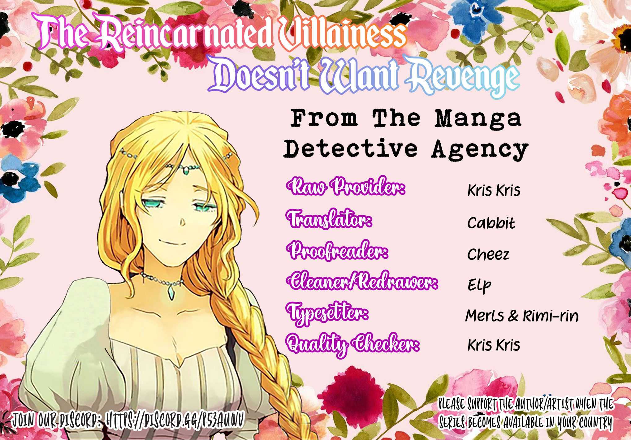 The Reincarnated Villainess Doesn't Want Revenge Chapter 3 33